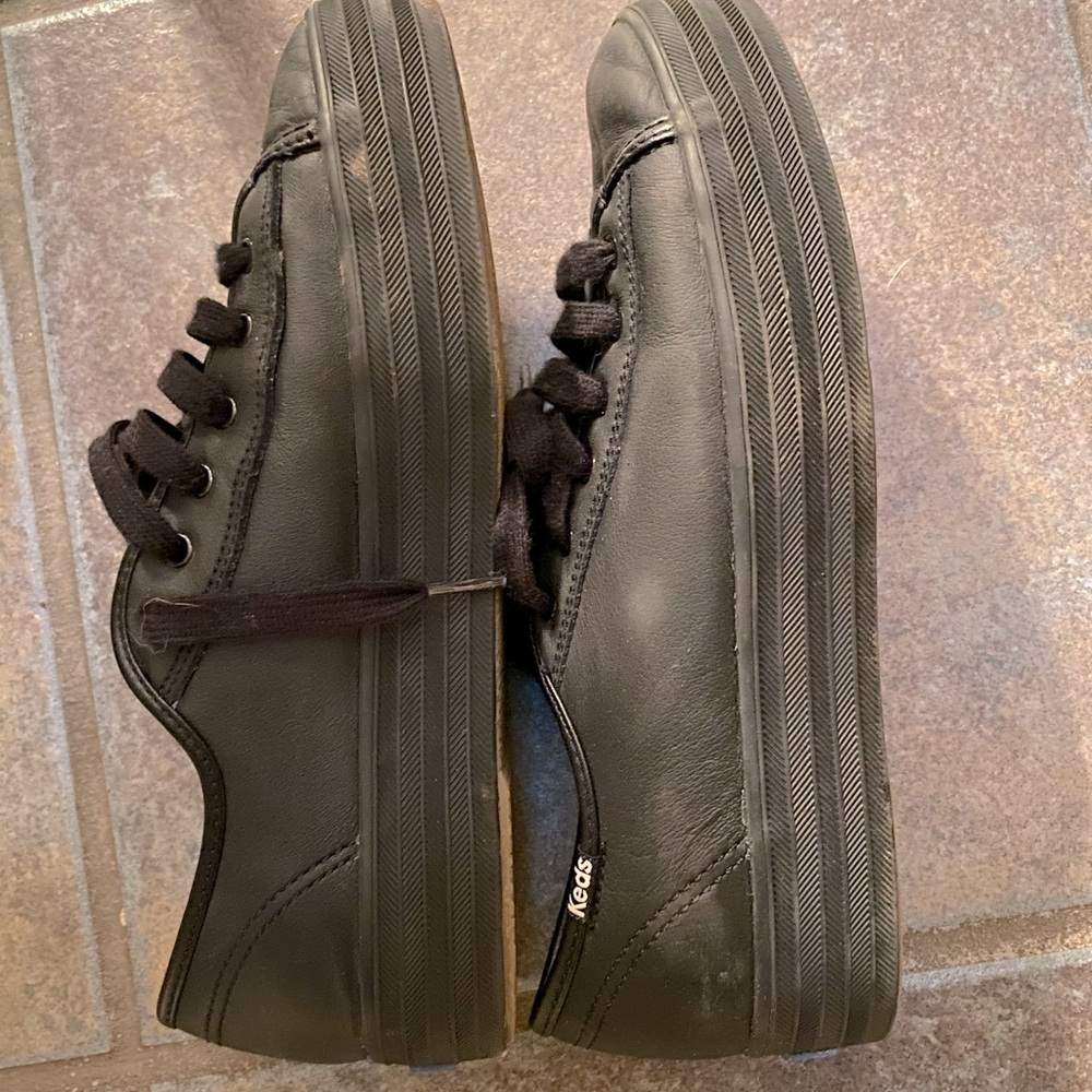 Black Platform Ked Sneakers